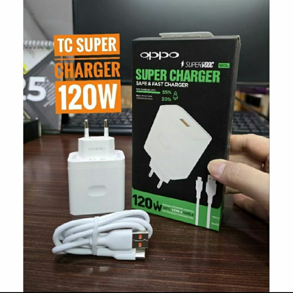 CHARGER FAST CHARGING OPPO 120W MICRO & TYPE C / CASAN OPPO