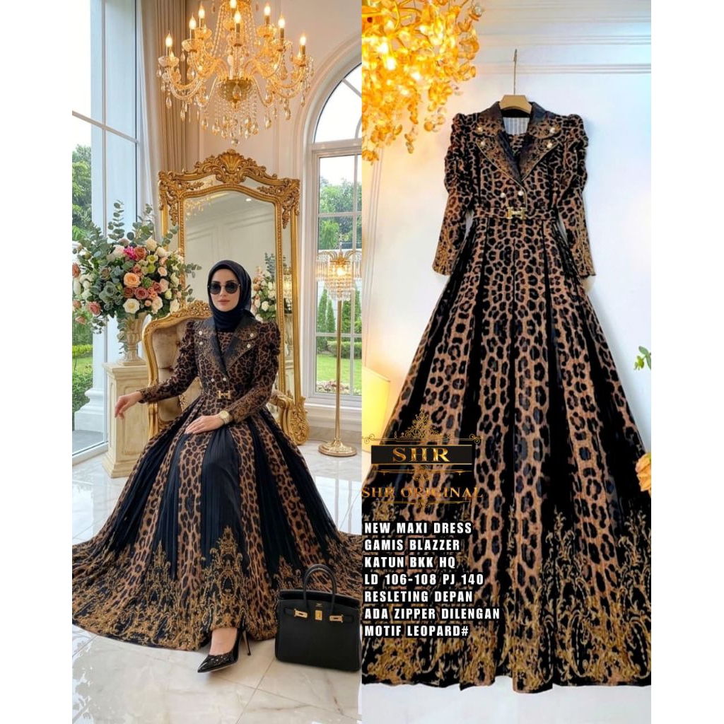 NEW GAMIS BLAZER LEOPARD ORI SHR ORIGINAL BY SHR NEW BEST SELLER
