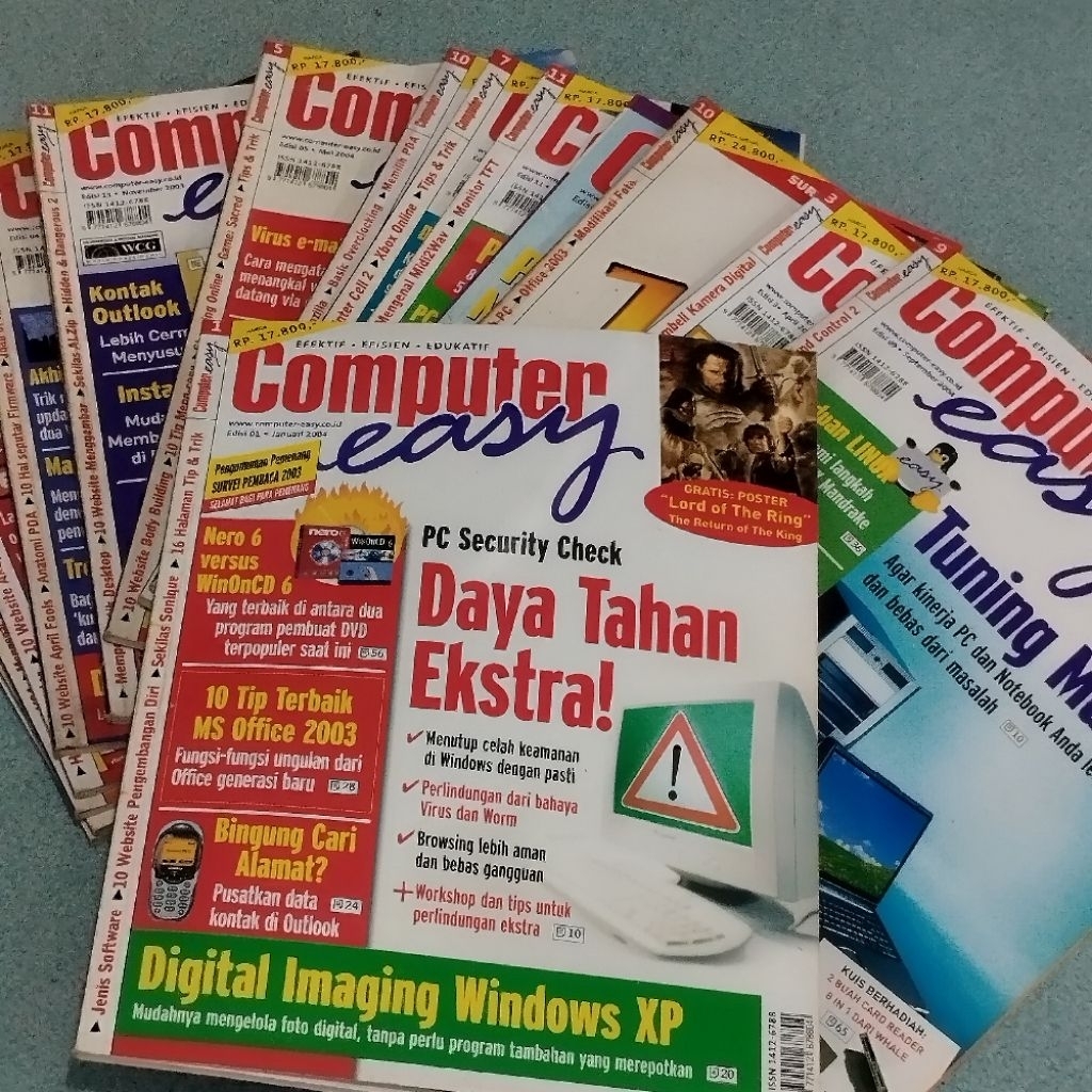 MAJALAH KOMPUTER JADUL COMPUTER EASY