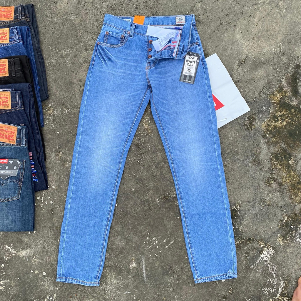 Celana Jeans Kancing USA Panjang Pria / Celana Jeans Panjang Pria