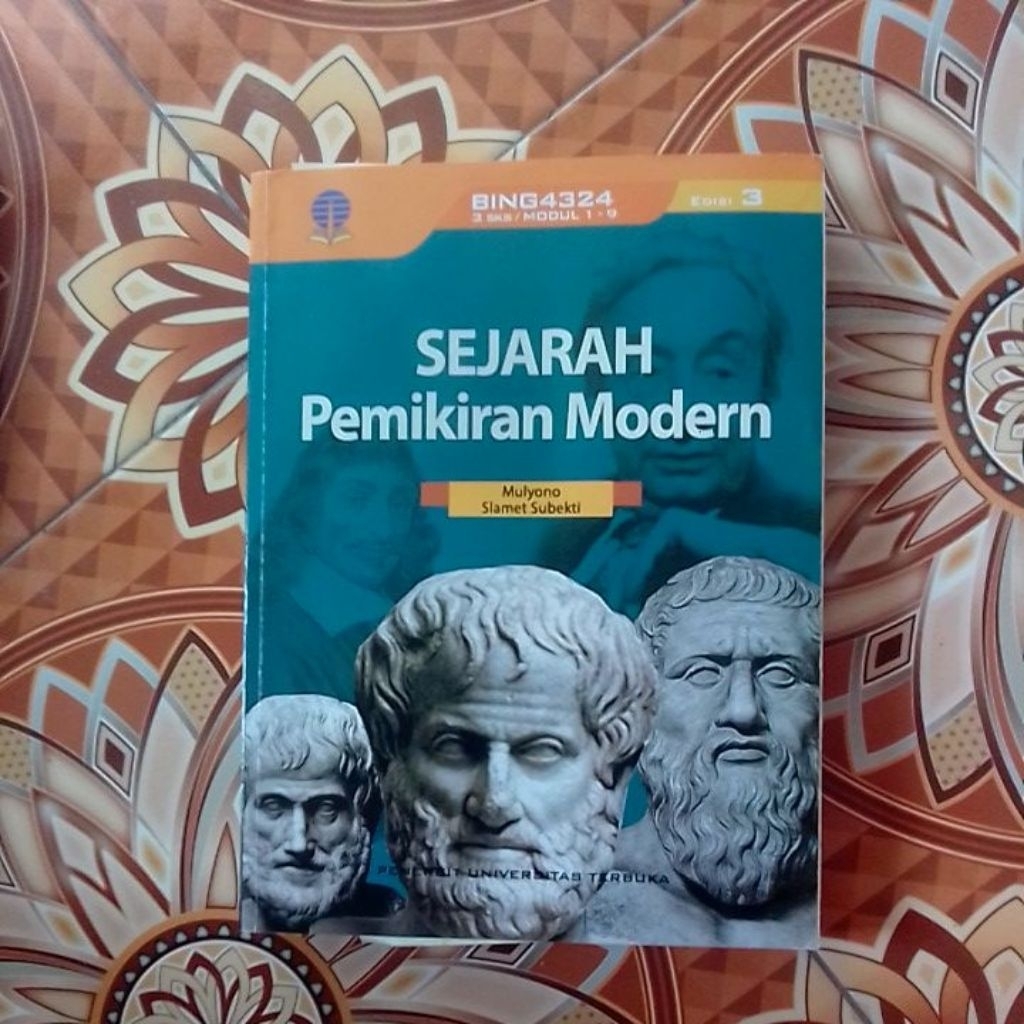 bing4324 edisi 3 sejarah pemikiran modern  modul ut  buku Ut universitas terbuka sastra inggris bida