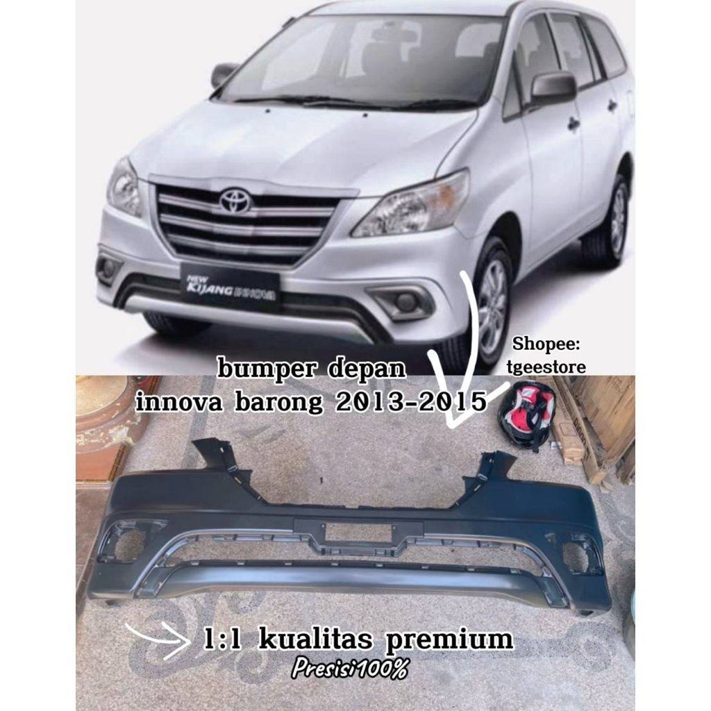 bumper depan toyota innova barong/innova 2013-2015