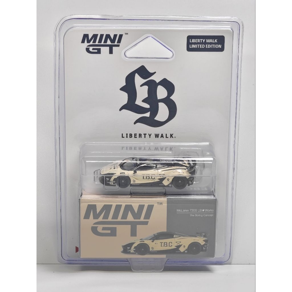Mini Gt 1083 McLaren 720S LB Works TBC LB Card