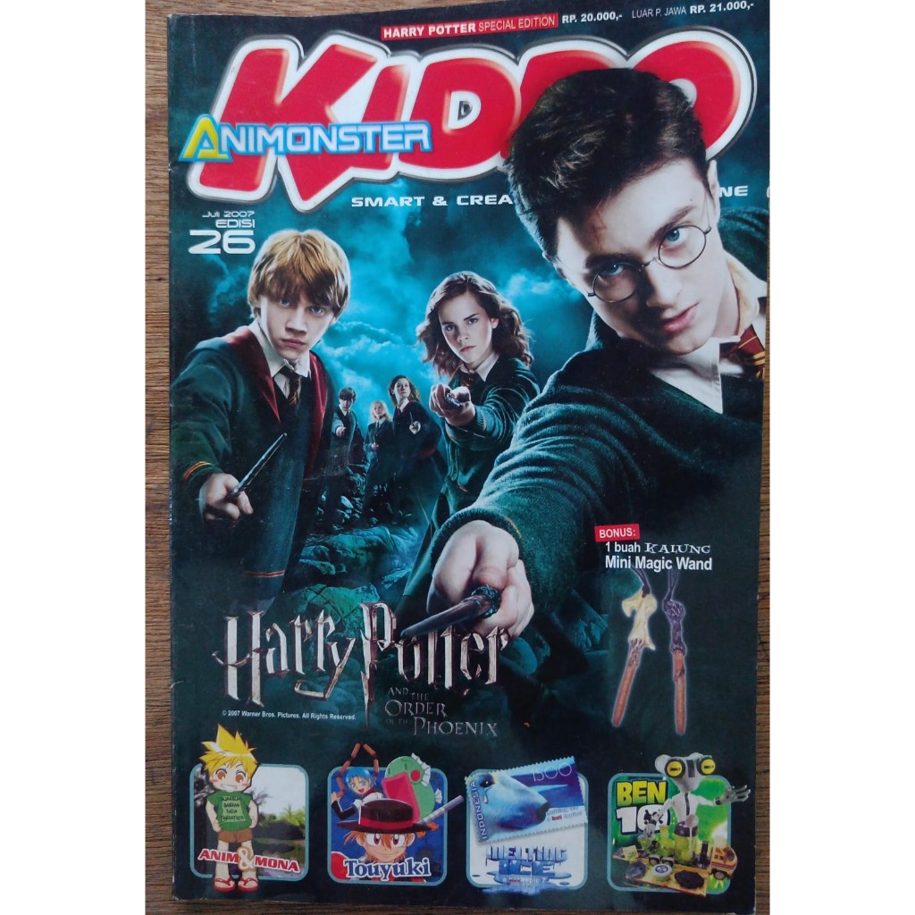 Majalah Bekas Majalah KIDDO ANIMONSTER majalah anak-anak dan remaja