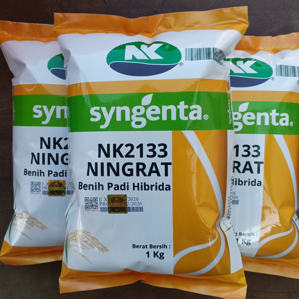 (1KG) BENIH BIBIT PADI NINGRAT NK2133 ORIGINAL SUPER BERKUALITAS UNGGULAN COD