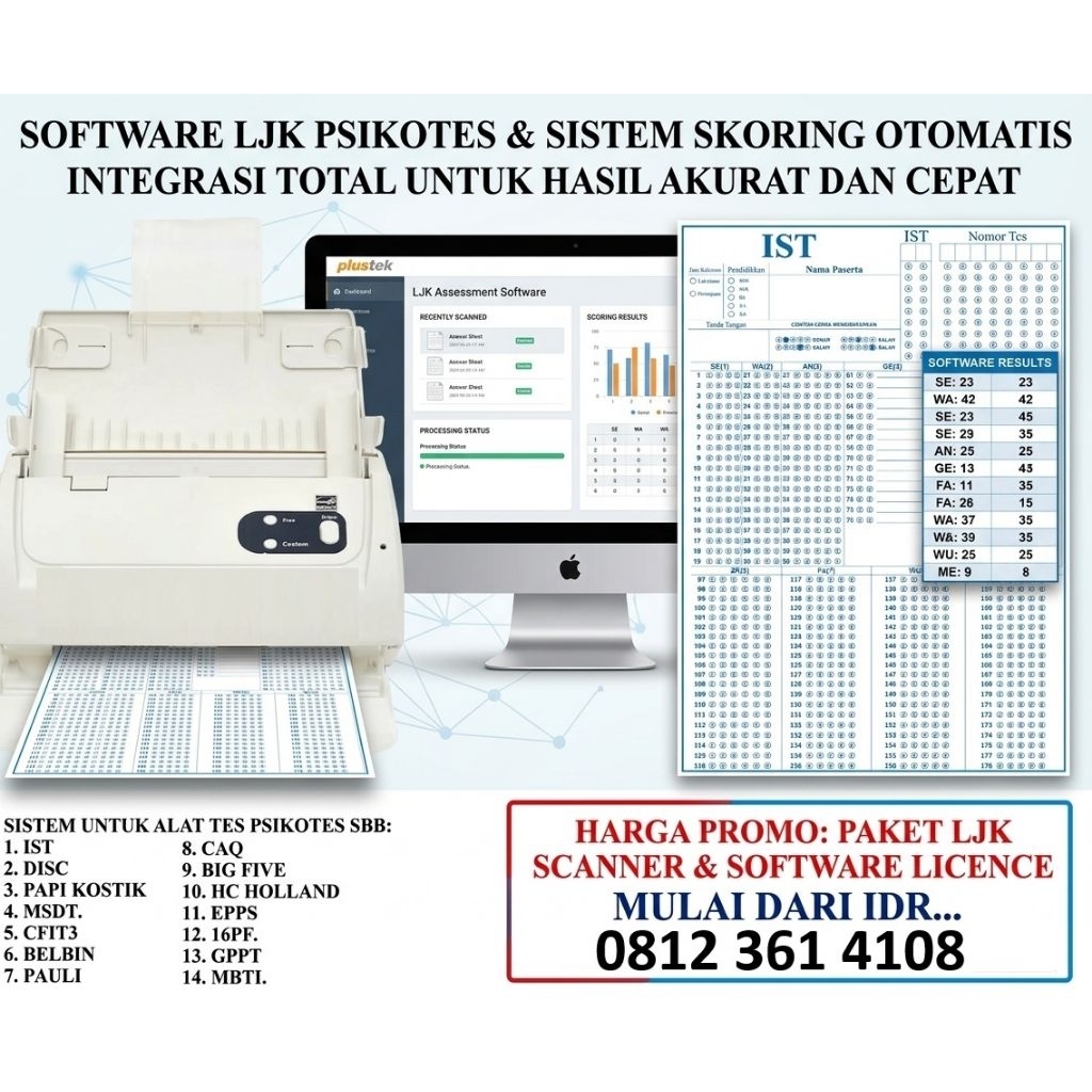 Software LJK Psikotes