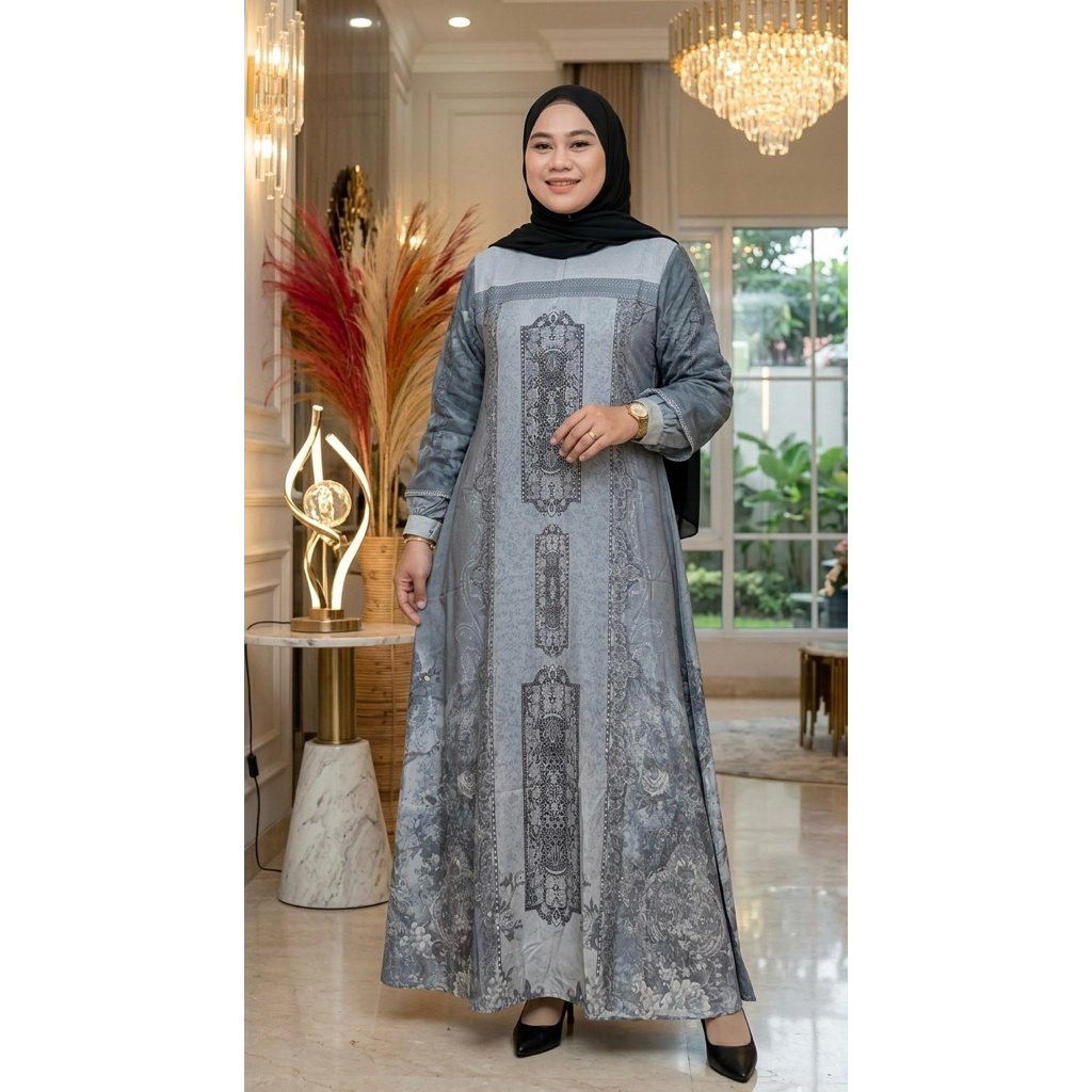 UTIE | GAMIS QORY’S | BAHAN PREMIUM | LD 112 | WARNA SHOFT | MEWAH DAN BERKUALITAS