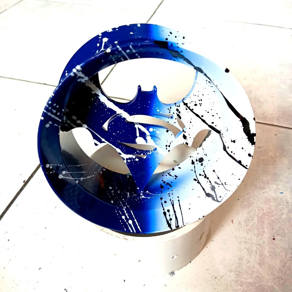 BLADU LAYANGAN BIRU PUTIH SUPERMAN