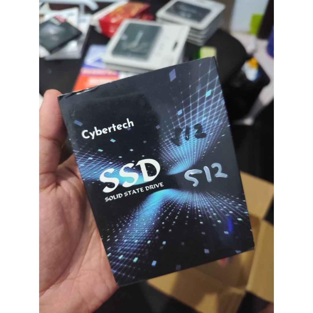 SSD 512GB CYBERTECH SSD SATA PC KOMPUTER CPU LAPTOP