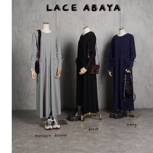 preloved LACE abaya lace sofni(baca deskripsi sblm cekout )