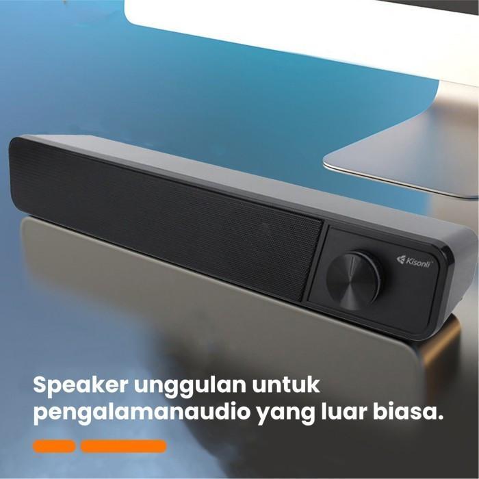 SOUNDBAR SPEAKER KISONLI i560 i-560 / SPEAKER CPU/LAPTOP/TV/PC / SPEAKER SOUNDBAR