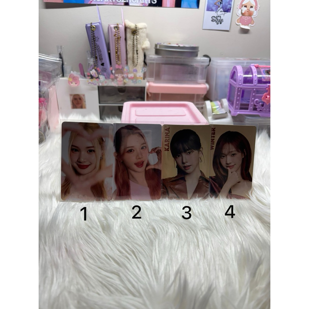 Photocard Official Juun, A-na, Karina, Winter