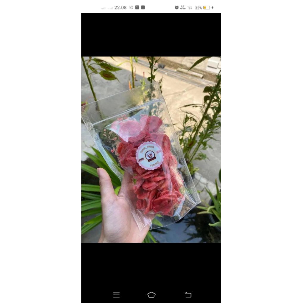 Kripik Pisang Lumer. Varian Rasa. COKLAT, STRAWBERY, MATCHA, TARO.