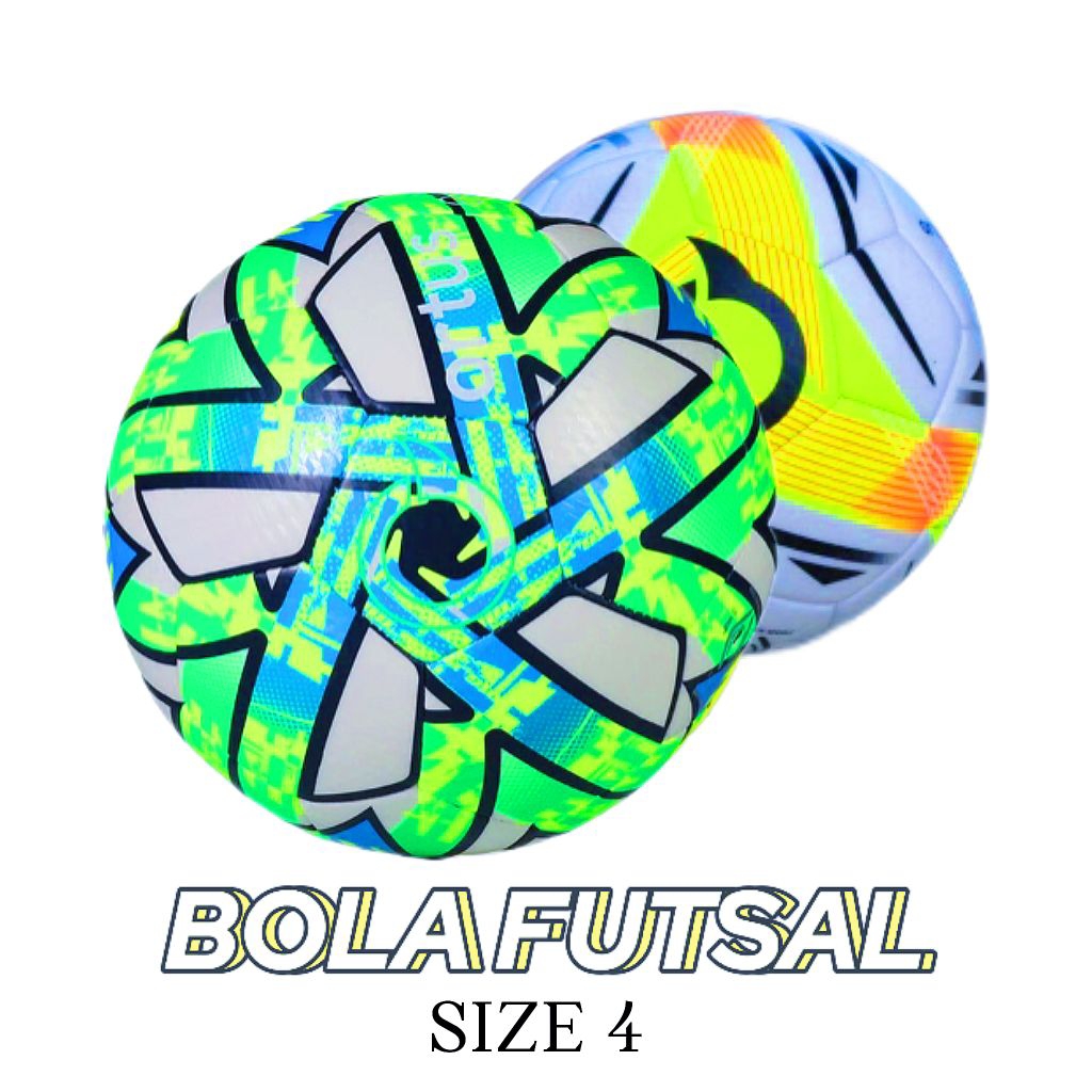 Bola Futsal Size 4 Premium Empuk Bola Futsal Empuk Gratis Pompaan Pentil Jaring Bola