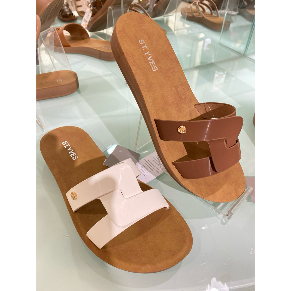 St Yves FQ112 FQ113 Sandal Flat Slop Wanita | Brand St yves Original by MATAHARI
