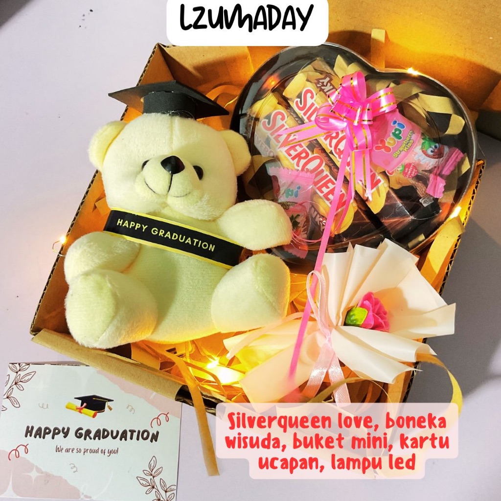 KADO ULANG TAHUN SNACK BOX VALENTAIN GIFT / Souvenir / Silverqueen / Hampres Kado Ulang Tahun Cowok 