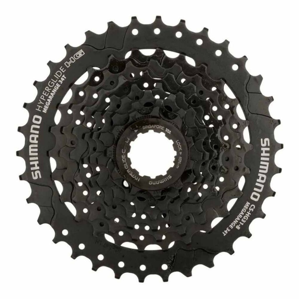 Sprocket shimano altus 8 speed hg31-8 speed 11-34t dan 11-30t megarange hyper glide