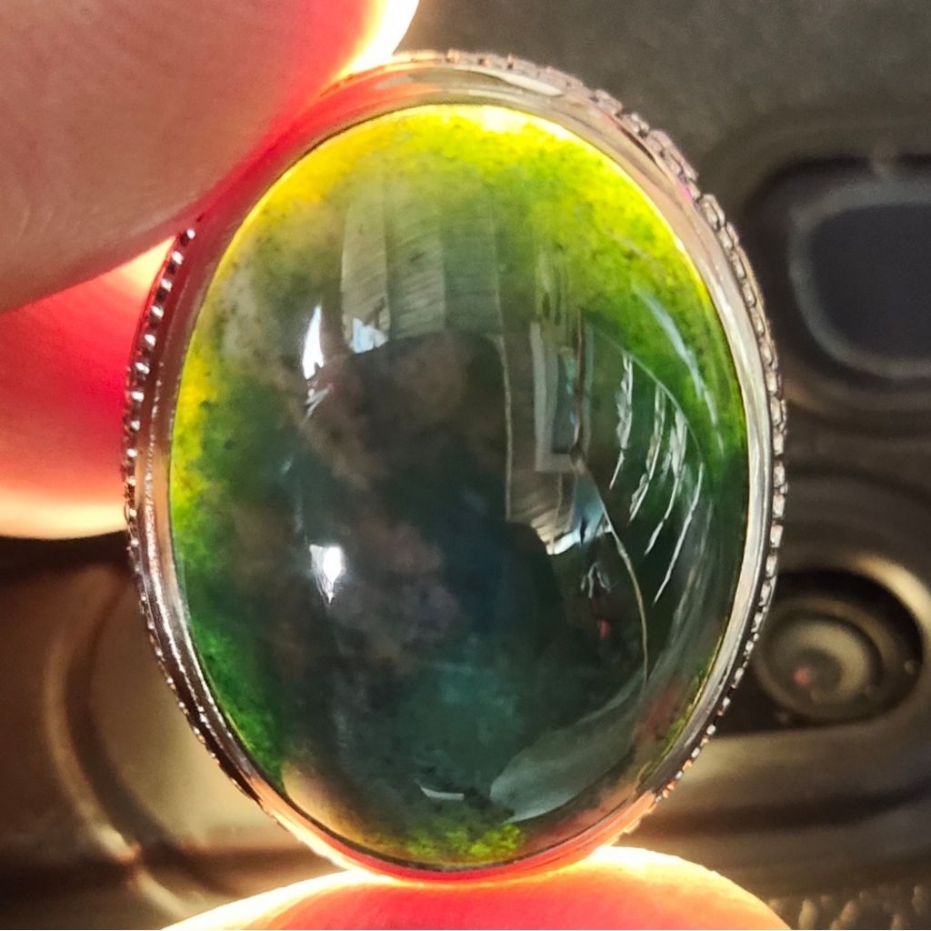 Batu Garut Lumut - Cincin Batu Akik Lumut Garut