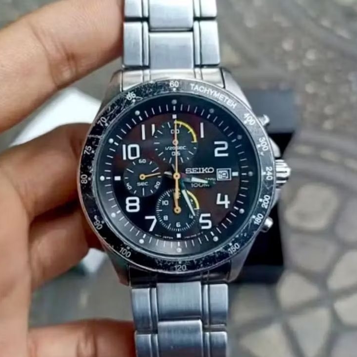 Jam Tangan Original Seiko Chronograph