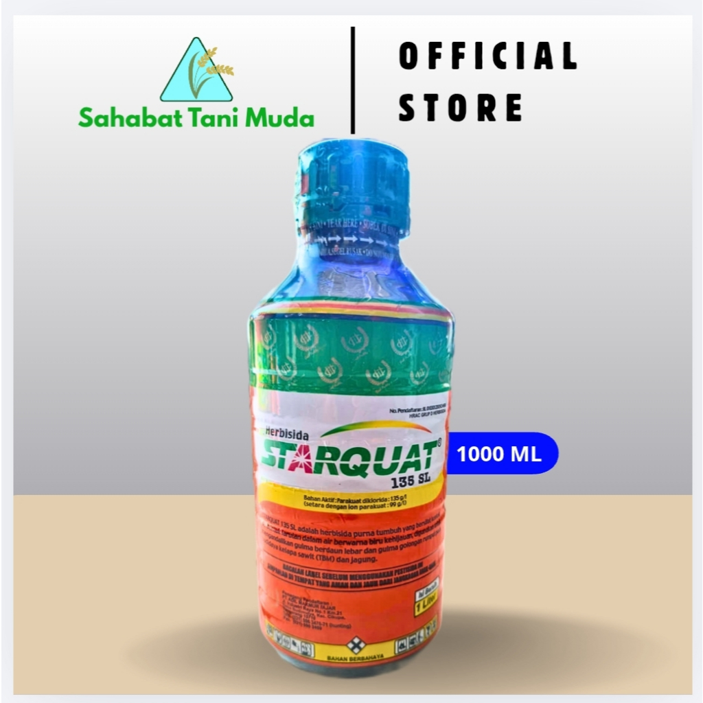 HERBISIDA KONTAK STARQUAT 135SL - 1 LITER