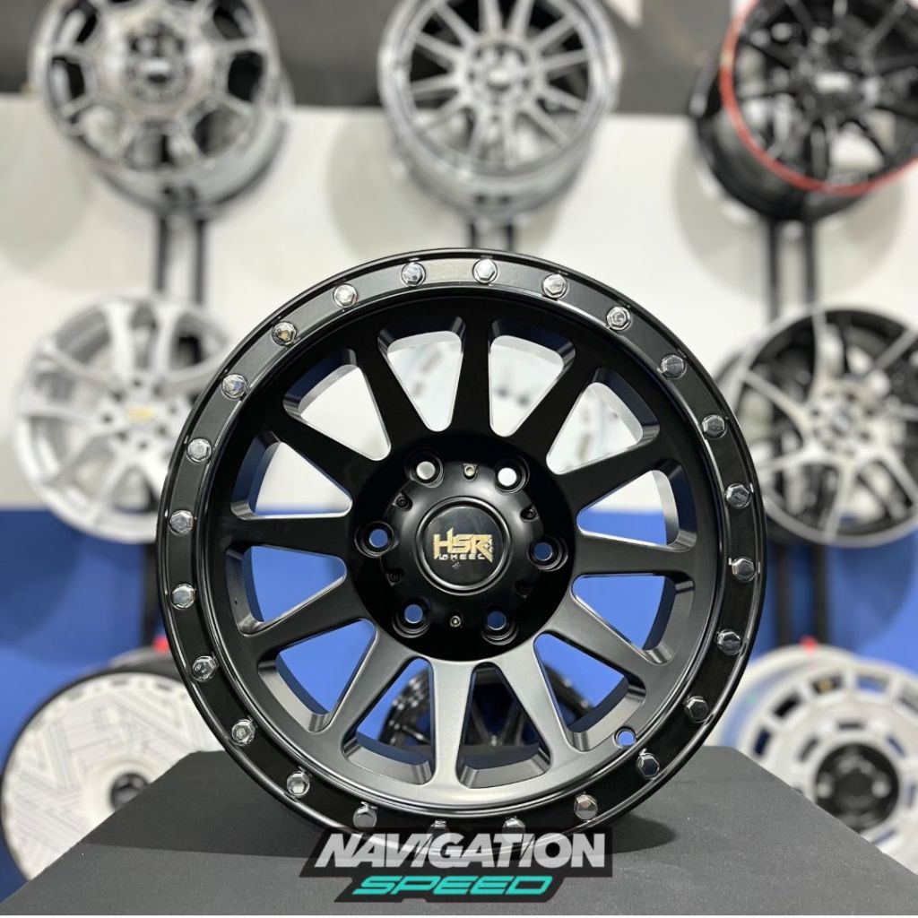 Velg Racing Mobil Ring 16 Hilux Dc Triton Pajero Sport HSR TABONA R16 Lubang 6