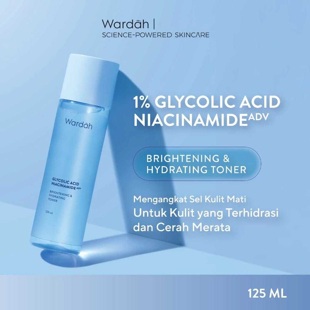 Toner Pemutih Wardah 125ml - Mencerahkan, Melembapkan, Menyegarkan Kulit