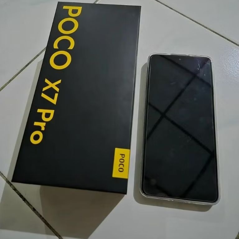 POCO X7 PRO 5G 12/512 GB BLACK SECOND LIKE NEW MULUS FULL SET ORIGINAL
