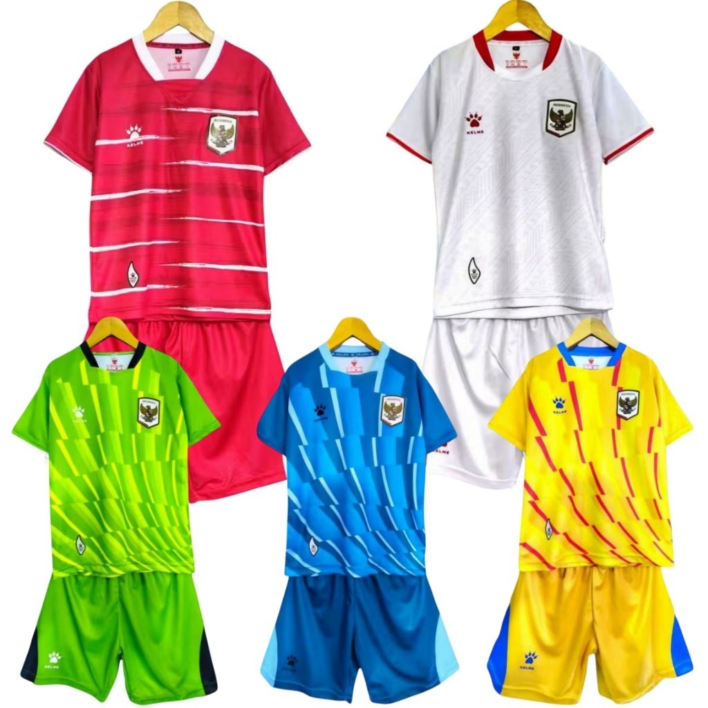 Jersey Timnas Anak 2026 Grade Ori Baju Bola Anak Setelan Jersey Baju Anak