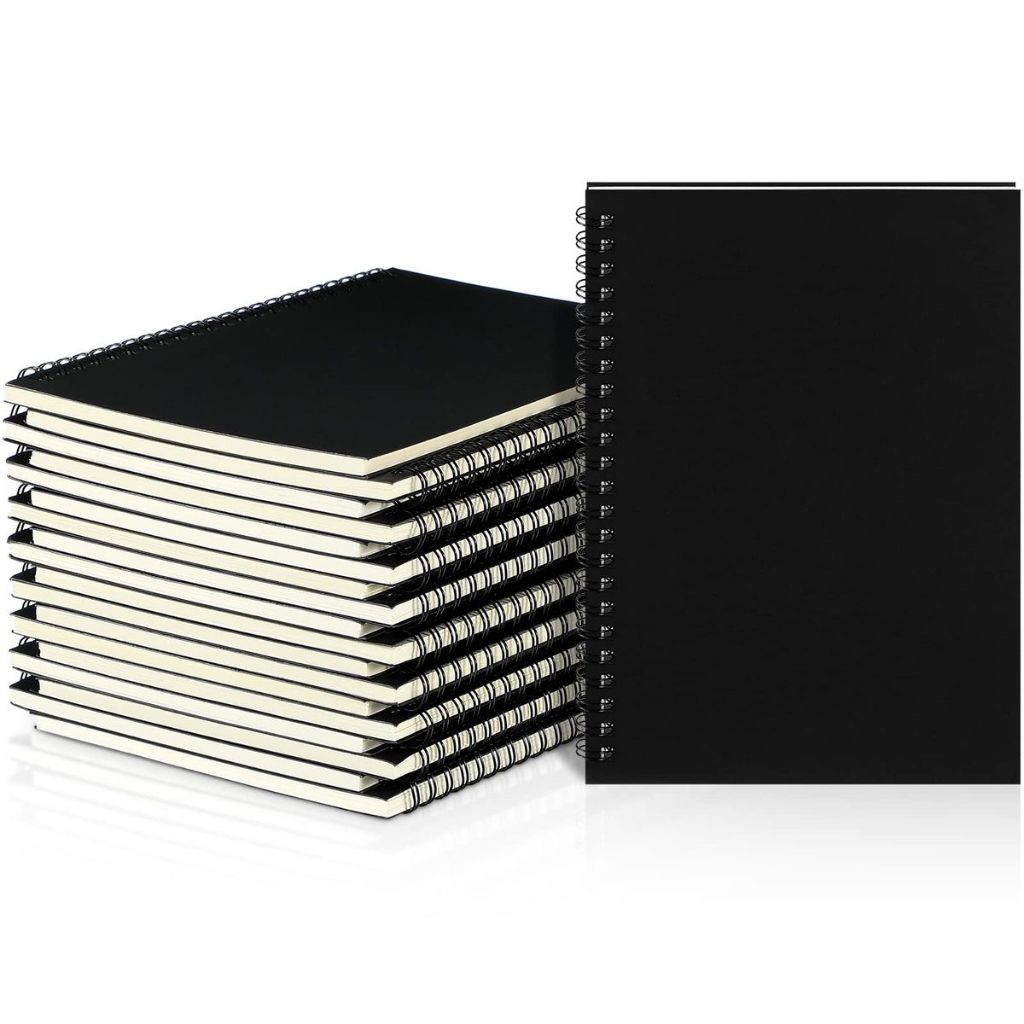 Buku spiral  isi 100 halaman  isi 3 Warna Ukuran A5/A6 sketchbook vintage craft cover300 gsm