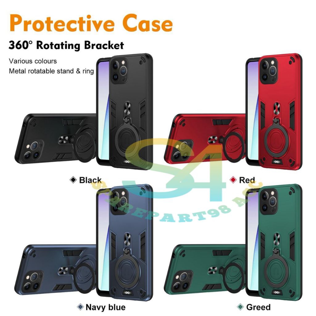 Casing Vivo V60 5g V60 lite V70 5g V70e Hard Case Ring Armor Robot Case Kickstand Hybrid/Ring Holde 