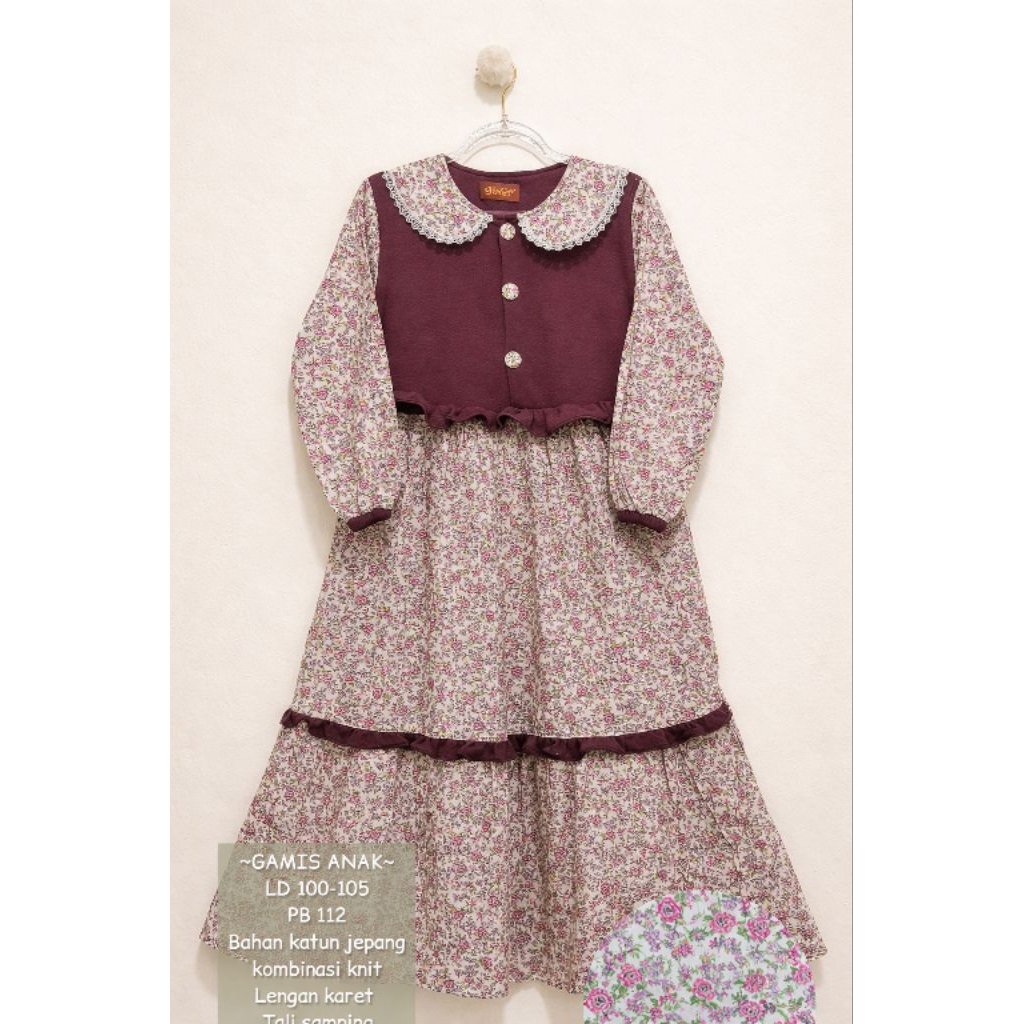 Gamis Anak | Katun Jepang