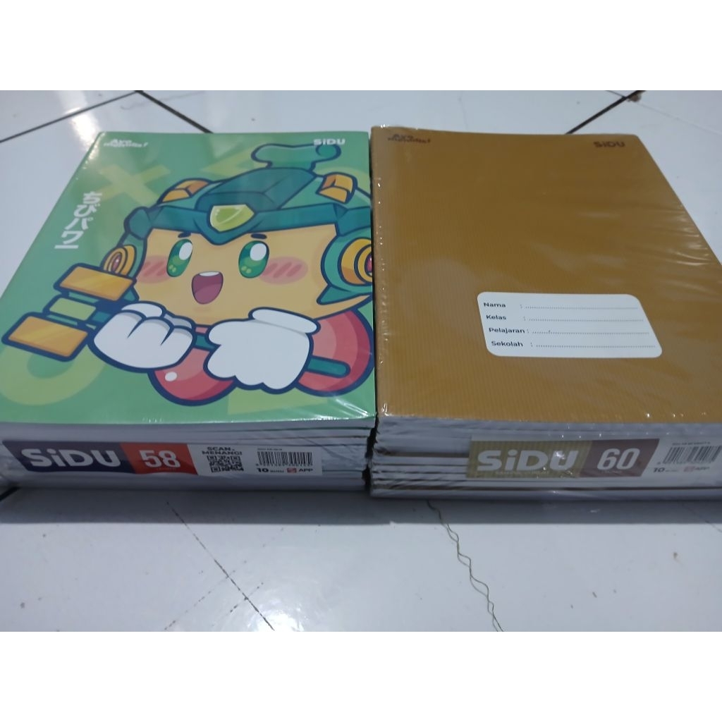 buku tulis sidu 1pak 10pc