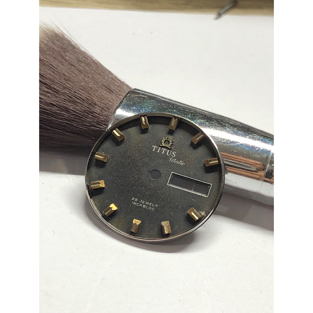 dial jam tangan titus original vintage kondisi mulus