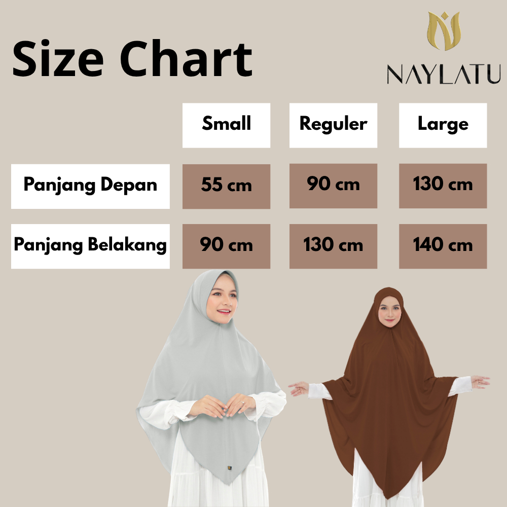 Hijab Syari Ruqayyah Pad Jersey Naylatu