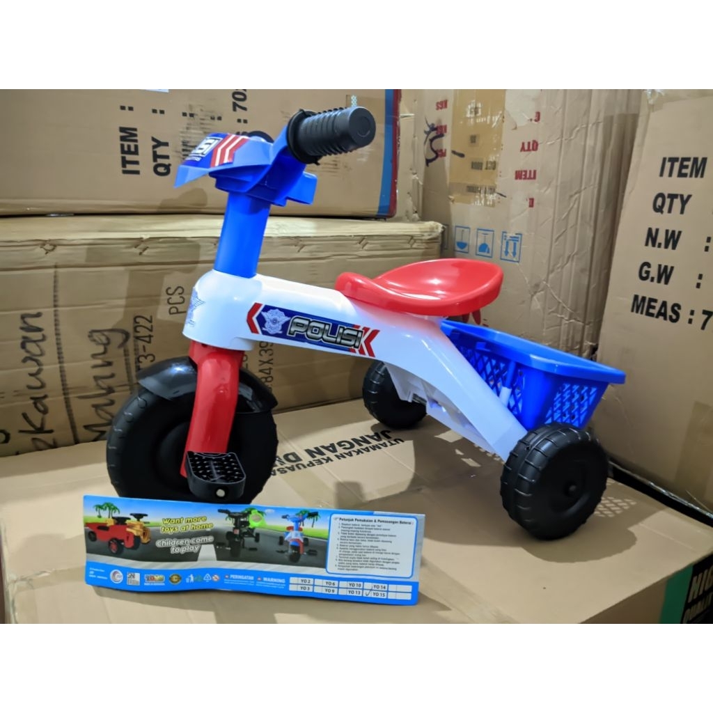 sepeda plastik roda 3