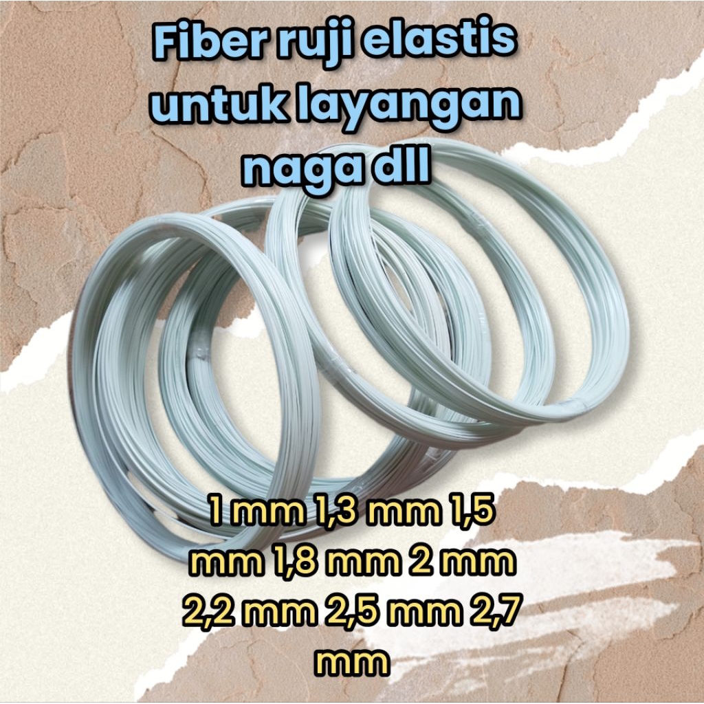 fiber ruji untuk layang-layang dll