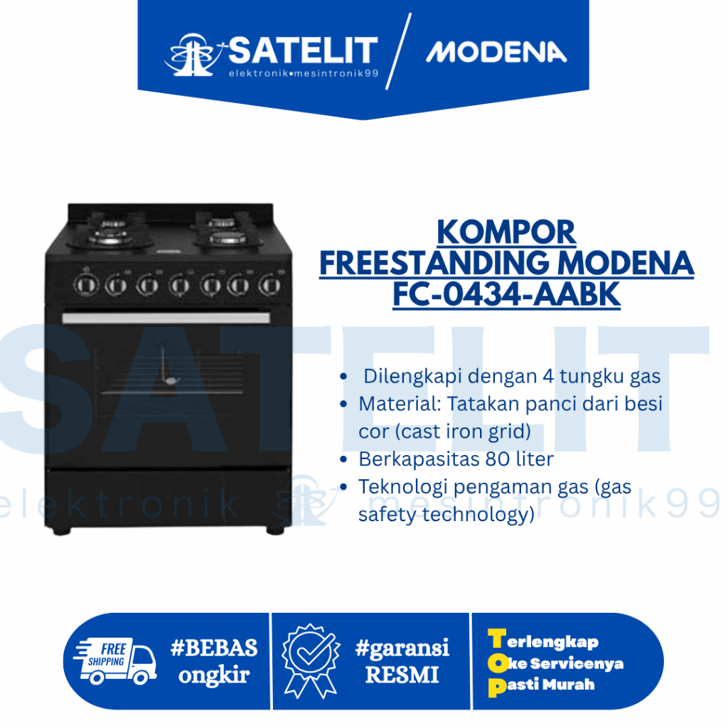 KOMPOR FREESTANDING MODENA FC-0434-AABK
