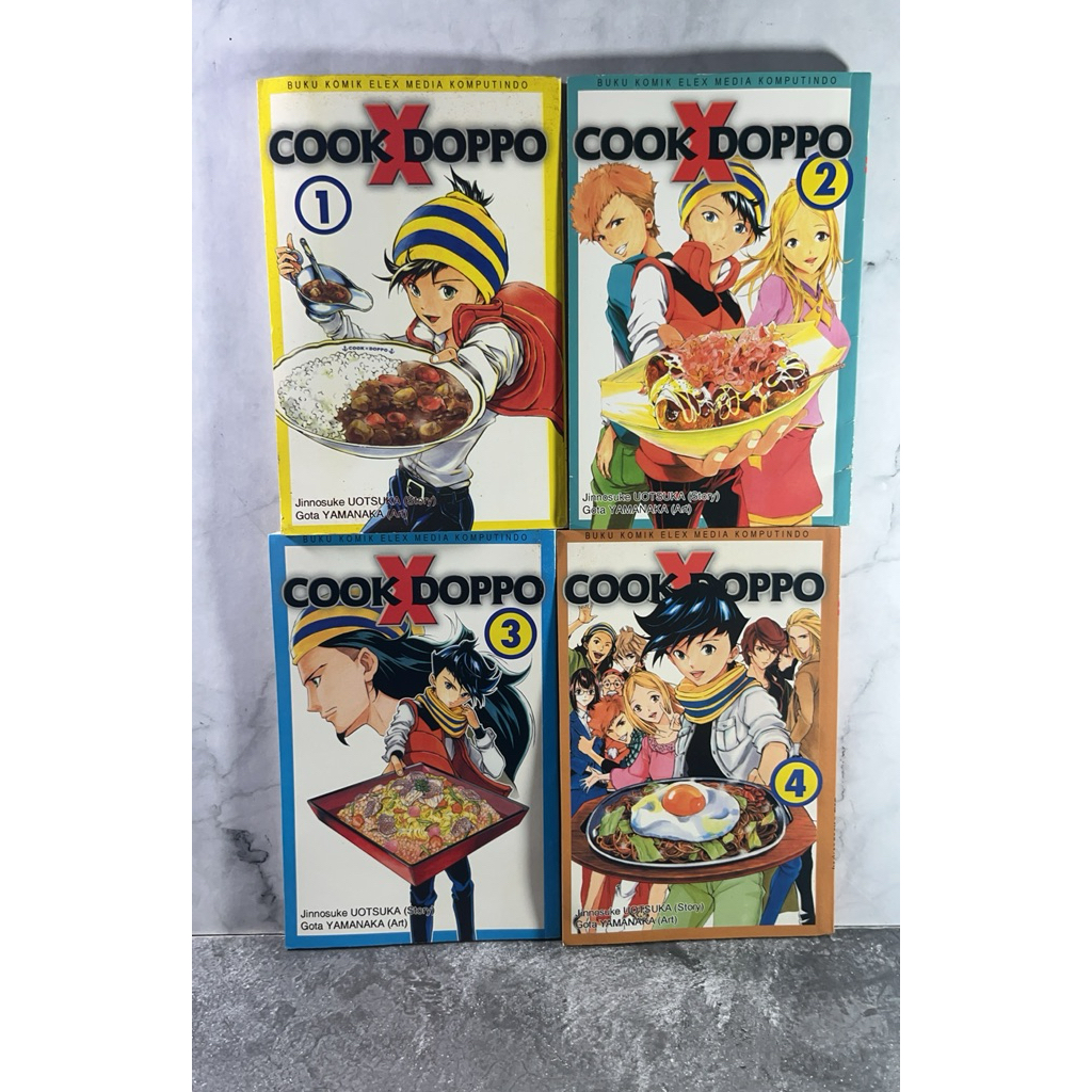 Buku / Komik Cook X Doppo, Vol 1,2,3,4, Jinnosuke Uotsuka, Gota Yamanaka, Elex Media Komputindo