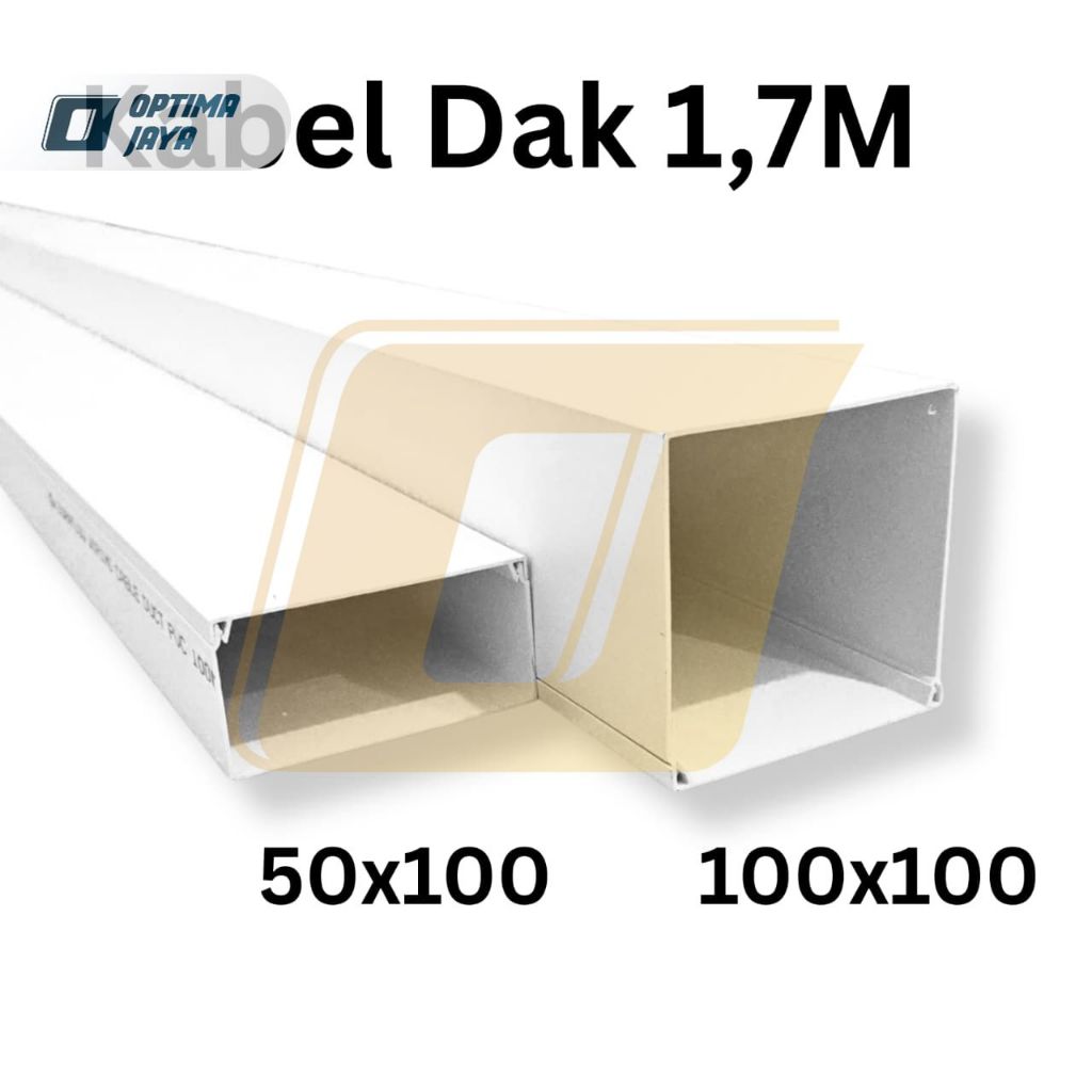 Kabel Duct 50x100 100x100 1,7 Meter / Cable Duct