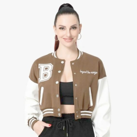 Beyound Crop Jaket Baseball | Jacket VERSITY CROOPE