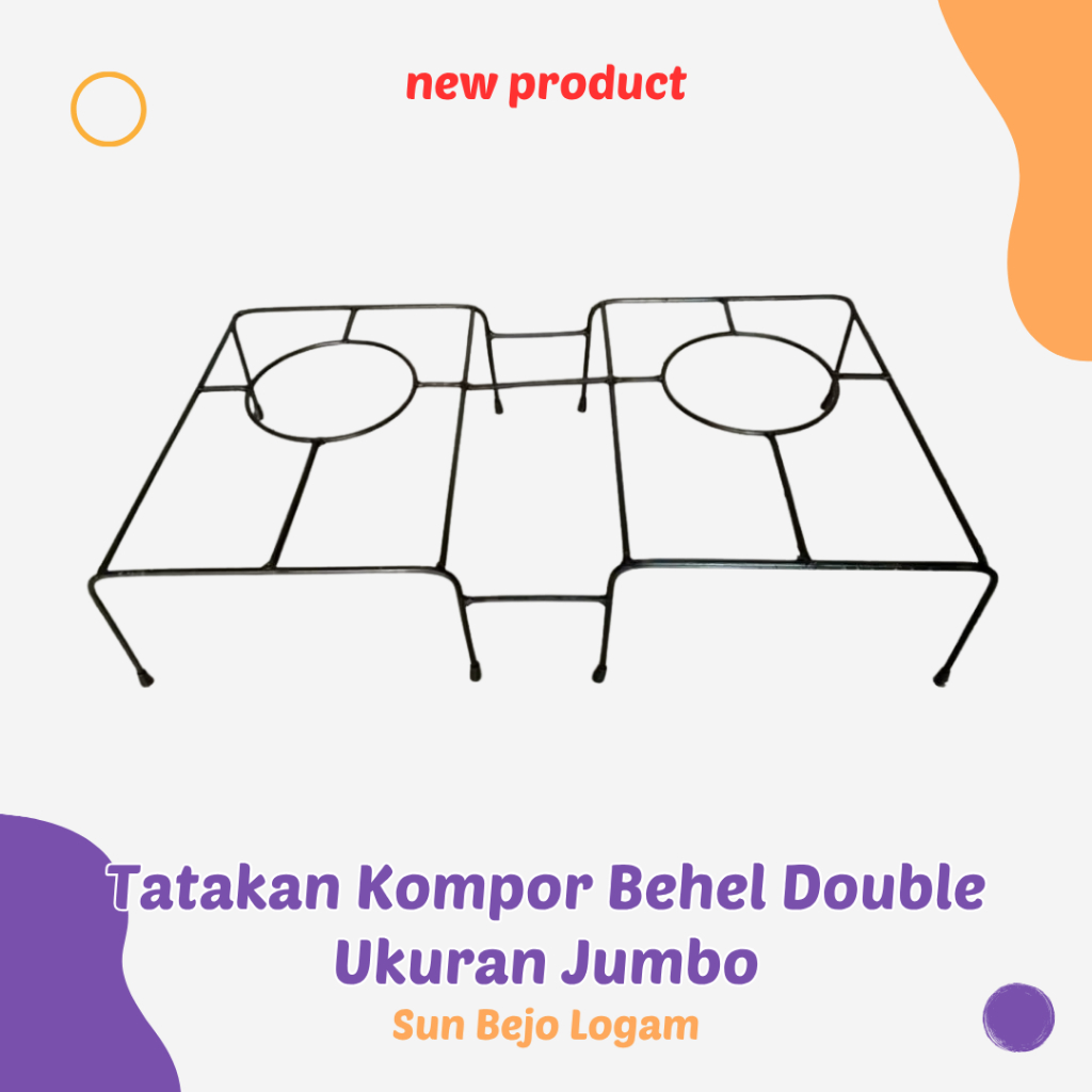 Tungku Kompor Rinnai Double Jumbo || Rangka Kaki Kompor Rinnai dobel Jumbo kokoh tahan lama
