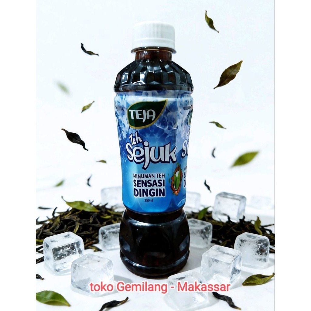 Teja Teh Sejuk 350ml, minuman teh dengan sensasi dingin, nikmat dan menyegarkan