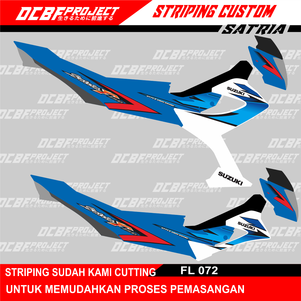 STRIPING CUSTOM SATRIA FU FACELIFT