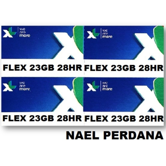 VOUCHER XL FLEX 23GB 28HARI
