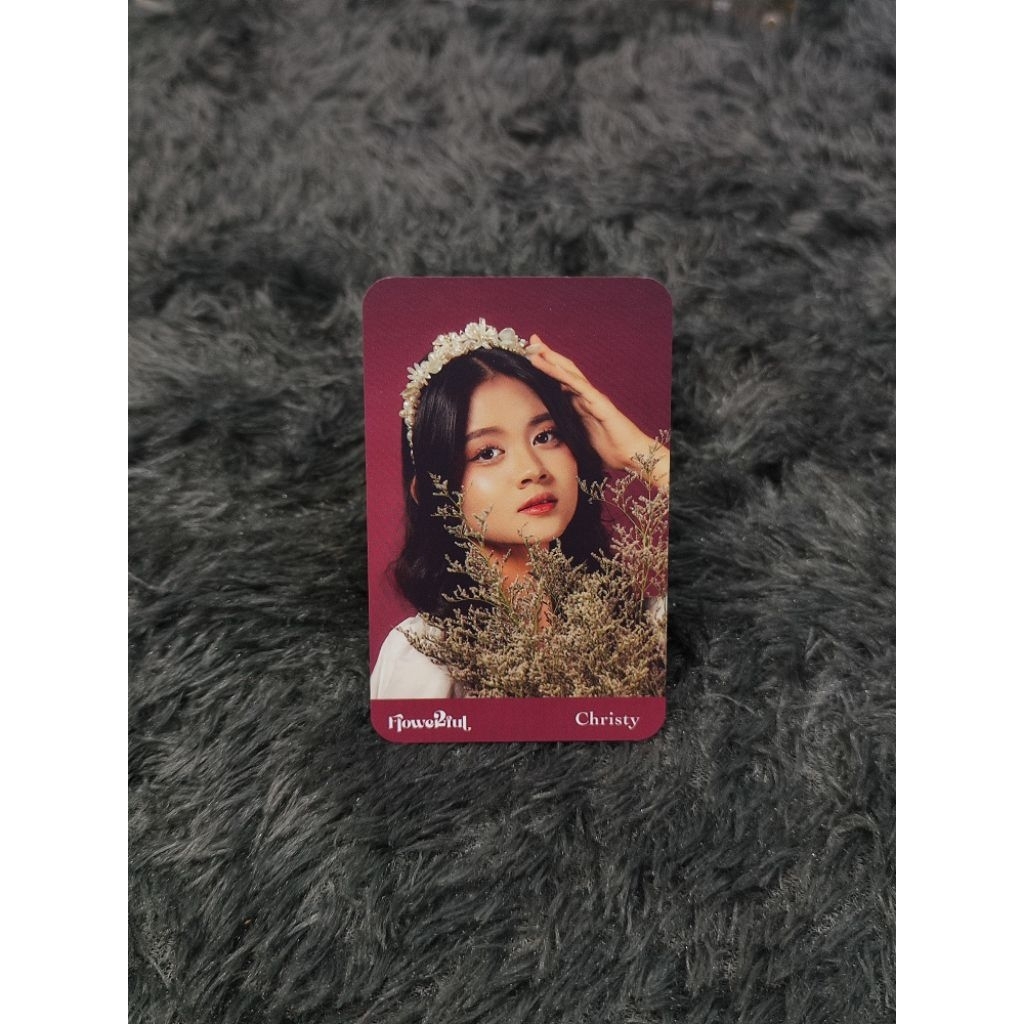 photocard JKT48 christy flowerfull anniv 12 official
