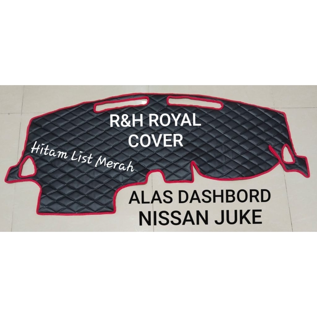 Cover Dashboard Mobil Nissan Juke, motif jahitan Wajik
