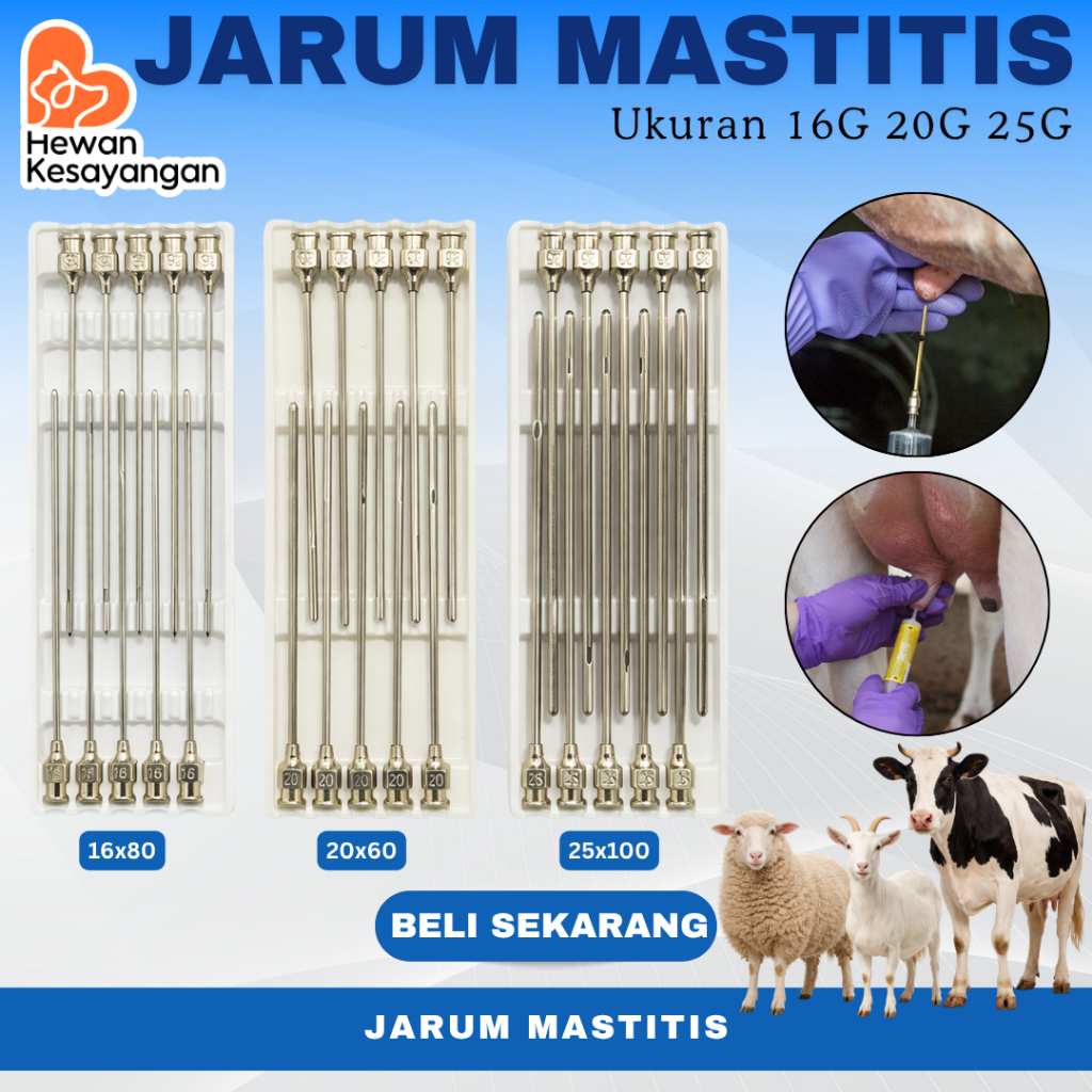 Jarum Suntik Reusable Untuk Pengobatan Suntik Mastitis Sapi Kambing Grosir
