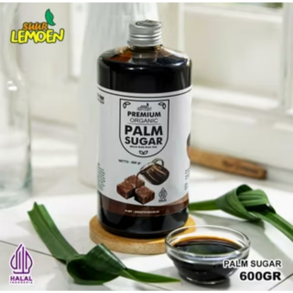 Gula Aren Cair Suur Lemoen 500ml/600gr - Rasa Legit, Tekstur Lembut, Aroma Karamel