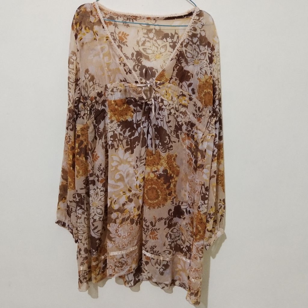 Blouse Sifon Y2K Style Preloved