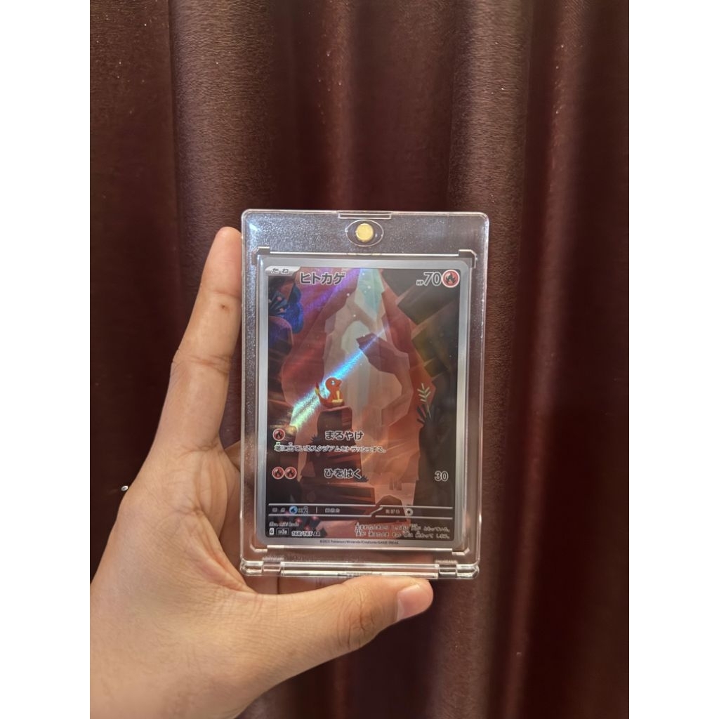KARTU POKEMON CHARMANDER POKEMON 151 168/165 AR JAPAN